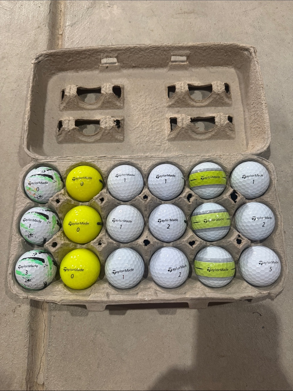 Taylor Made Golf Balls - 18 Balls